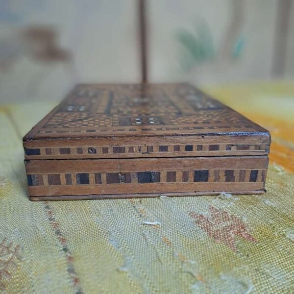 Antique inlaid Middle Eastern box possibly ottoman - Image 7