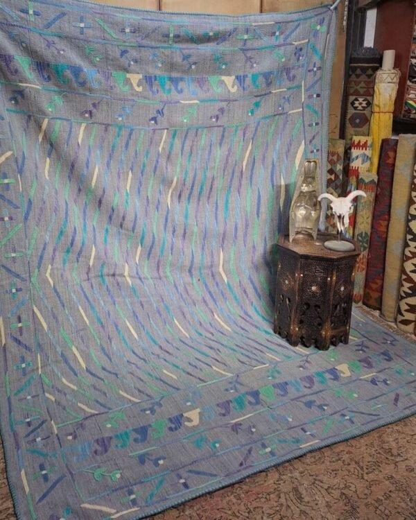 Vintage handmade Uzbek suzani  267x199cm