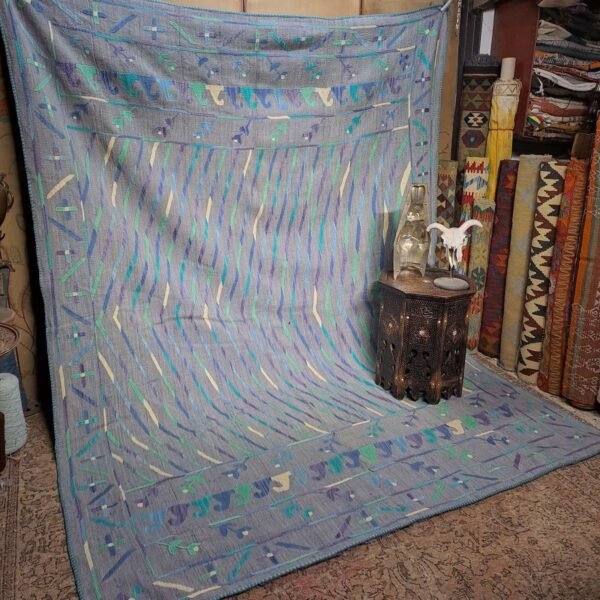 Vintage handmade Uzbek suzani  267x199cm