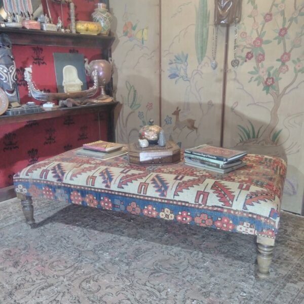 kilim ottoman footstool