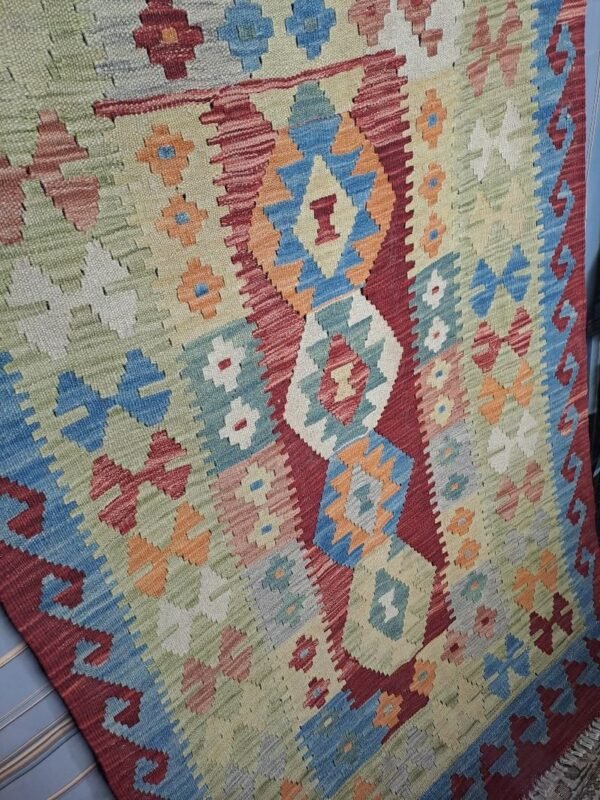 Vintage handmade afghan kilim. 160x104cm - Image 3